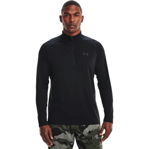 Under Armour Pánske Tričko Tech 2.0 1/2 Zip Black  SS
