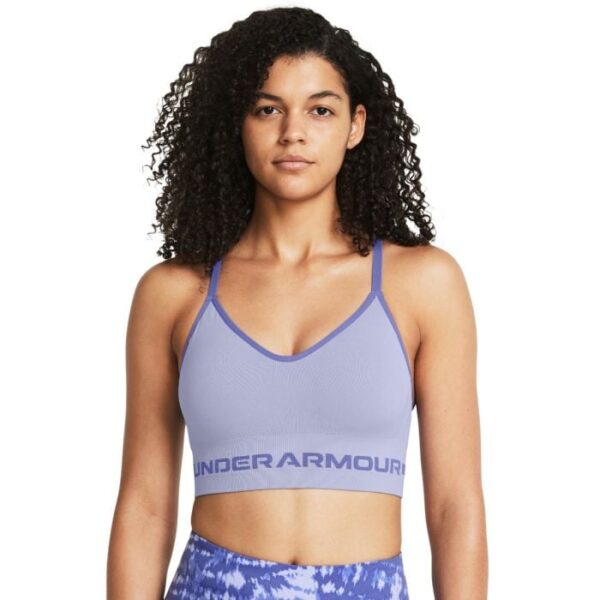 Under Armour Podprsenka Seamless Low Long Bra Purple XSXS Under Armour Podprsenka Seamless Low Long Bra Purple XSXS