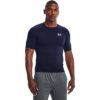 Under Armour Kompresné tričko HG Armour Comp SS Midnight Blue  XXLXXL