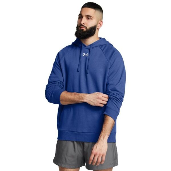 Under Armour Mikina UA Rival Fleece Hoodie Blue SS Under Armour Mikina UA Rival Fleece Hoodie Blue SS