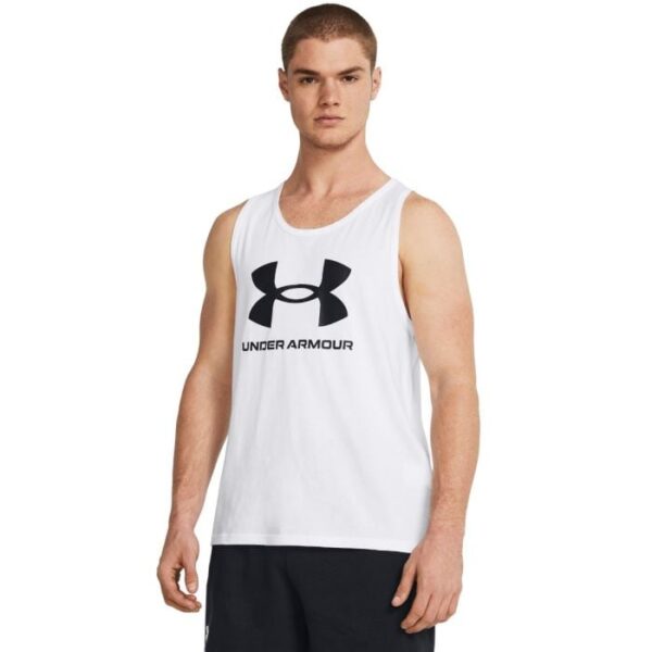 Under Armour Tielko SPORTSTYLE LOGO TANK White XXL Under Armour Tielko SPORTSTYLE LOGO TANK White XXL