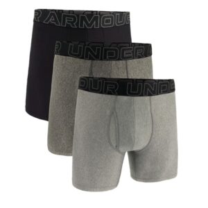 Under Armour Pánske boxerky M Perf Tech 6in 3pack Grey SS Under Armour Pánske boxerky M Perf Tech 6in 3pack Grey SS