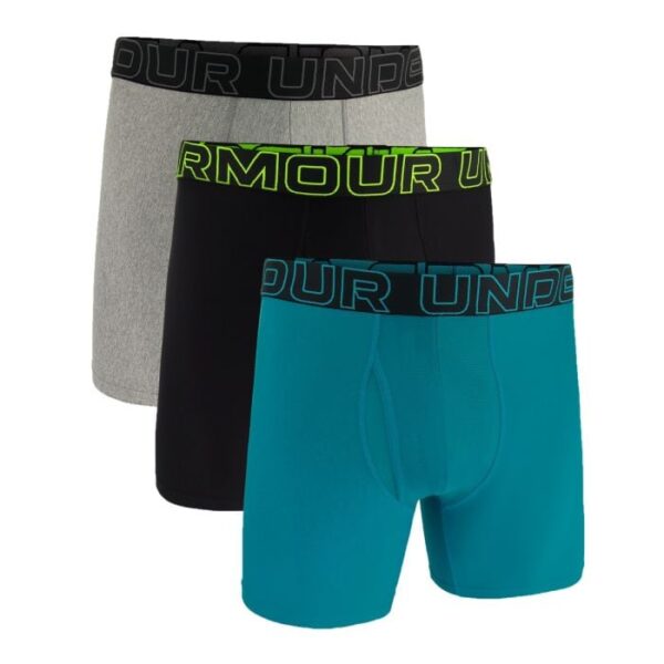 Under Armour Pánske boxerky Perf Tech 6in 3Pack Blue SS Under Armour Pánske boxerky Perf Tech 6in 3Pack Blue SS