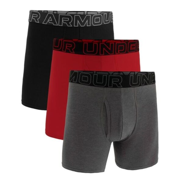 Under Armour Pánske boxerky Perf Cotton 6in 3Pack Grey SS Under Armour Pánske boxerky Perf Cotton 6in 3Pack Grey SS