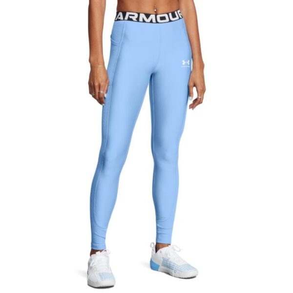 Under Armour Dámske legíny HeatGear Rib Legging Blue SS Under Armour Dámske legíny HeatGear Rib Legging Blue SS
