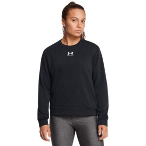 Under Armour Dámska mikina Rival Terry Crew Black LL Under Armour Dámska mikina Rival Terry Crew Black LL