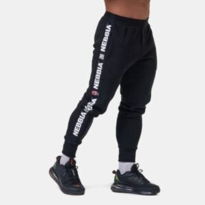 NEBBIA Pánske tepláky Golden Era Black  XXL