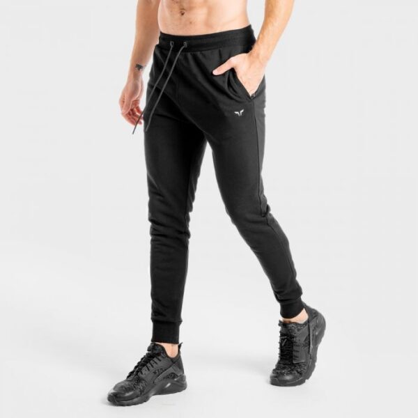 SQUATWOLF Pánske tepláky Core Cuffed Onyx  XL