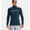 Under Armour Pánske tričko ColdGear Armour Fitted Twst Blue  S
