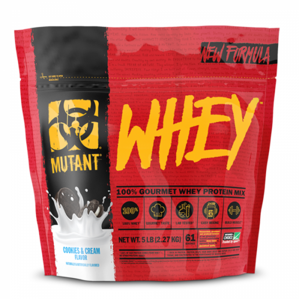 PVL Mutant Whey 4540 g jahodový krém