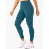 Ryderwear Dámske legíny s vreckami Reset High Waisted Teal  M