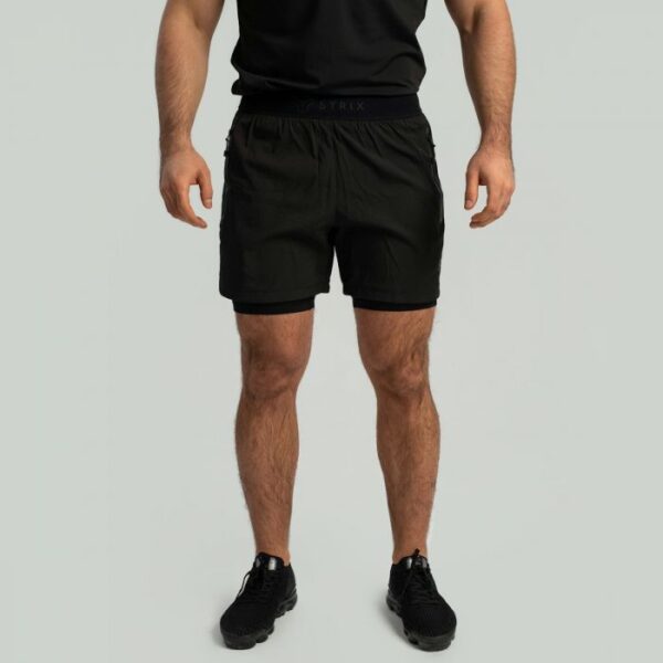STRIX Šortky 2in1 black  XL