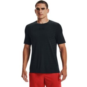 Under Armour Tričko Seamless Wordmark SS Black  XL