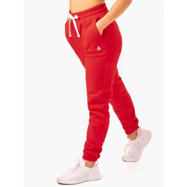 Ryderwear Dámske tepláky Ultimate High Waisted Red  M