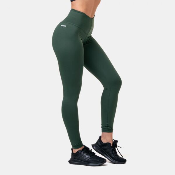 NEBBIA Dámske legíny Classic Hero High Waist Green  L