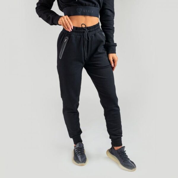 STRIX Dámske tepláky Essential Black  XLXL