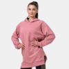 NEBBIA Dámska mikina Everyday Hero Long Old Rose  L