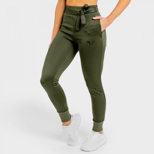Squat Wolf Dámske tepláky She Wolf Do Knot Olive  L