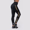 NEBBIA Dámske legíny Intense Gold Classic Black  XS