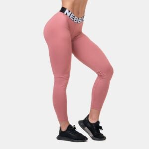 NEBBIA Dámske legíny Squat Hero Scrunch Butt Old Rose  XS