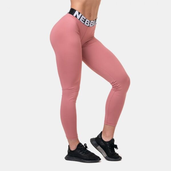 NEBBIA Dámske legíny Squat Hero Scrunch Butt Old Rose  XS