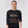 Nebbia Intense Mesh tričko 805 čierne  XS