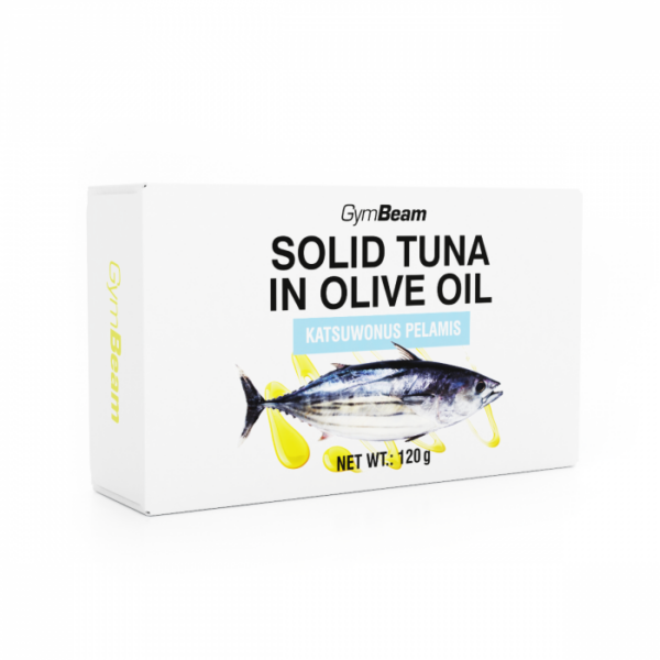 GymBeam Tuniak v olivovom oleji 25 x 120 g