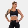 NEBBIA Športová podprsenka Medium Impact Cross Back Black  XS