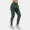 NEBBIA Dámske tepláky High-Waist Loose Fit Dark Green  S