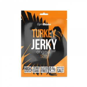 GymBeam Sušené mäso Turkey Jerky originál