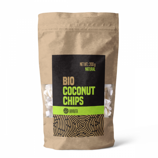 VanaVita- BIO kokosové chipsy natural 10 x 200 g