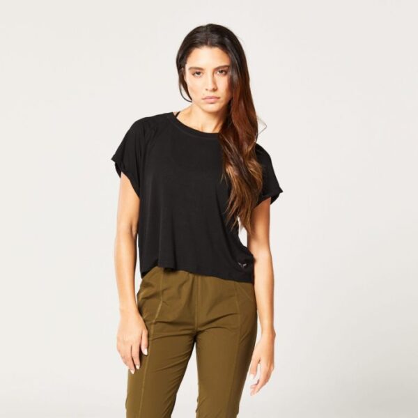 SQUATWOLF Dámske tričko Code Oversized Black  L