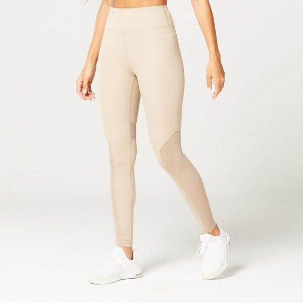 SQUATWOLF Dámske legíny Mesh Insert Cobblestone  XS