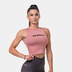 NEBBIA Dámske tielko Fit & Sporty Old Rose  M
