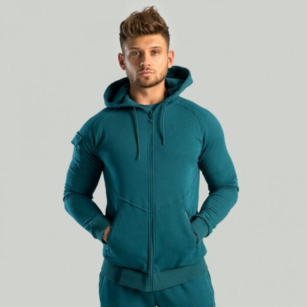 STRIX Mikina so zipsom Nova Deep Teal  SS