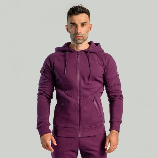 STRIX Mikina so zipsom Nova Plum  XLXL