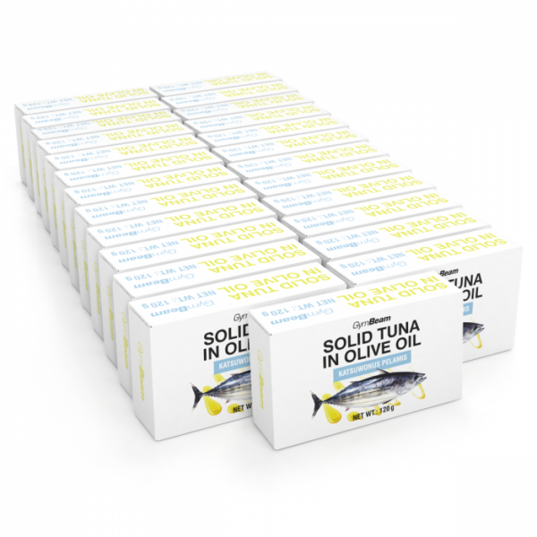 GymBeam Tuniak v olivovom oleji 25 x 120 g GymBeam Tuniak v olivovom oleji 25 x 120 g