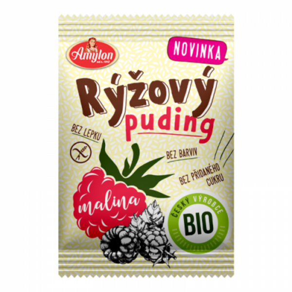 Amylon BIO Ryžový puding 25 x 40 g s dyňou a príchuťou banán