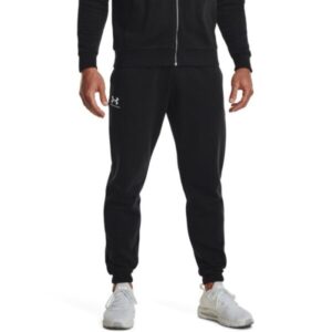 Under Armour Pánske tepláky Essential Fleece Black  SS