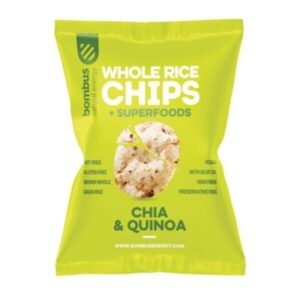 Bombus Rýžové čipsy Chia a Quinoa 24 x 60 g