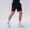 NEBBIA Pánske šortky Relaxed-fit Black  XXL