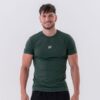 NEBBIA Pánske Tričko Reset Dark Green  LL