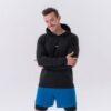 NEBBIA Pánske Tričko Long-Sleeve Hoodie Black  XXLXXL