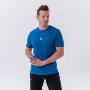 NEBBIA Pánske Tričko Reset Blue  LL