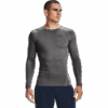 Under Armour Kompresné tričko HG Armour Comp LS Grey  SS