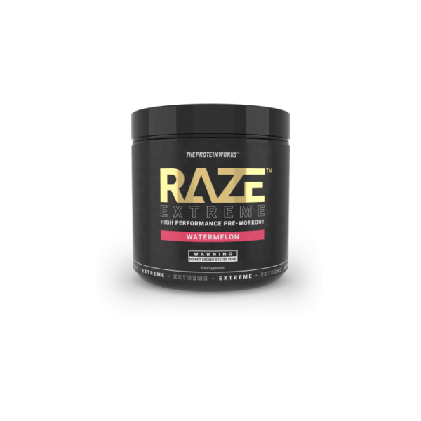 The Protein Works Raze Extreme 360 g modrá malina