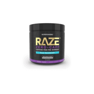 The Protein Works Raze Zero-Caff 360 g modrá malina