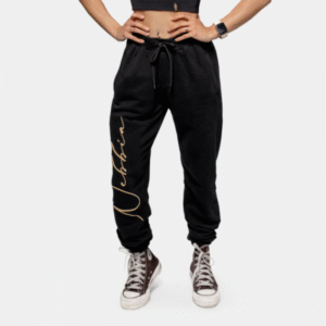 NEBBIA Dámske tepláky Intense Signature Black/Gold  XSXS