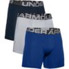 Under Armour Boxerky UA Charged Cotton 6in 3 Pack Blue  SS