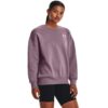 Under Armour Dámska Mikina Essential Fleece OS Crew Purple  MM